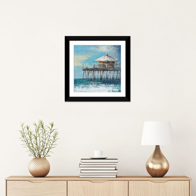 « boardwalk pilier », reproduction sur toile