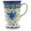 Forget Me Not Handmade Stoneware Coffee Mug