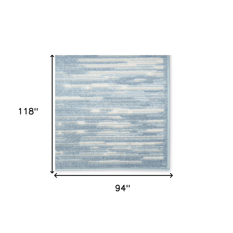 Tapis bleu 8 pi x 10 pi