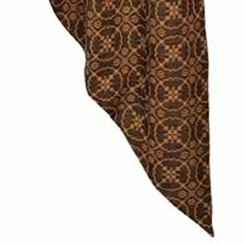 Cantonnière en coton à motif géométrique 2 pièces L and R
