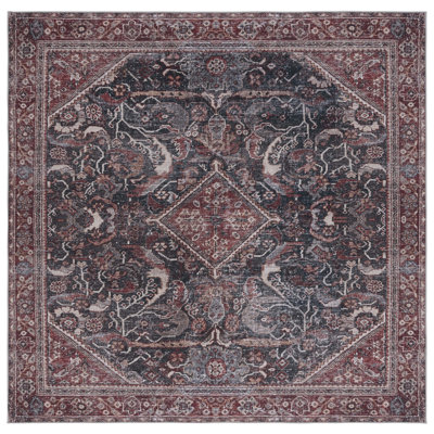 Adream Oriental Dark Green/Rust Area Rug