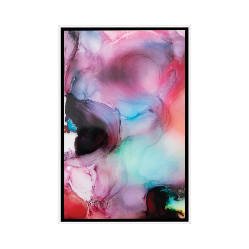 Imagine by LouLouArtStudio - Painting on Canvas, 101.6 cm H x 66.04 cm W, White Floater Frame