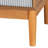 Taylin Mid-Century Grey Corduroy And Oak Brown Wood 2-Drawer Nightstand