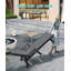 Chaises longues d'extérieur inclinables avec roulettes (ensemble de 2)-409040293