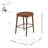 Humes Upholstered Backless Counter Stool
