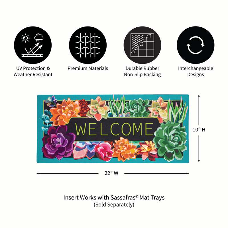 Summer Succulent Sassafras Switch Mat