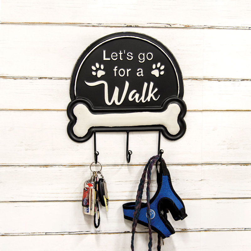Kalaiah Metal Wall Organizer with Key Hooks
