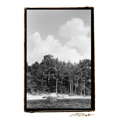 Serene Lake V - Wrapped Canvas Print