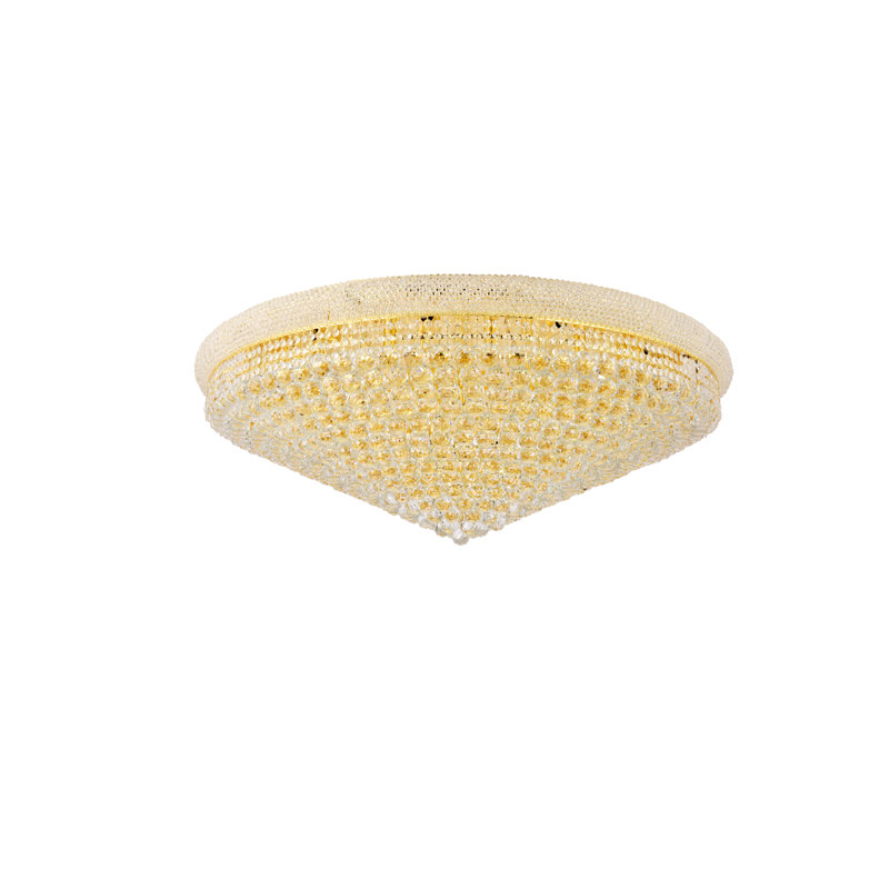 Plafonnier encastré 48 po Ston Easton, Doré
