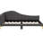 Grey Upholstered Twin Daybed With Headboard And Armrest - Bed Frame, Relaxing In Build, Sleeping Area-198624050-198624051