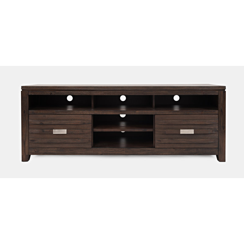 Cathye TV Stand for TVs up to 78", Brown, 26”H x 70”L x 18”W