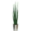 Faux Snake Plant Grass in Planter