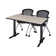 Cain T-Base Training Seminar Table & 2 Cadence Nesting Chairs