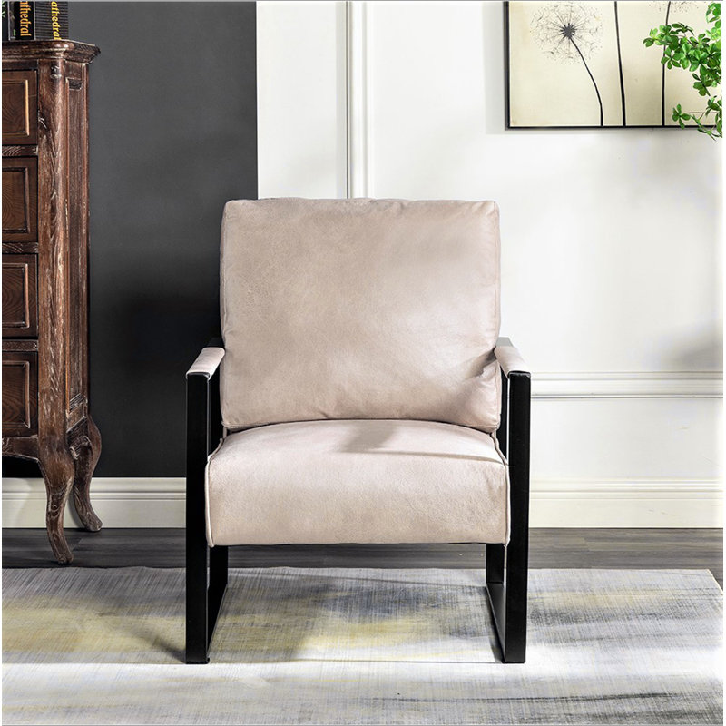 Chaise d'appoint Direct Classic Mid Century Modern, Chameau clair