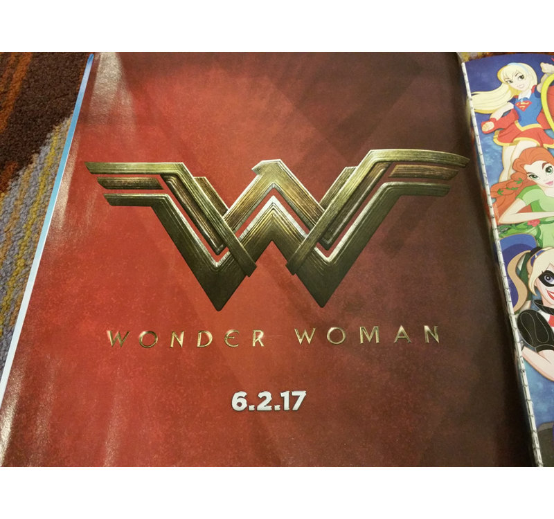 Wonder Woman, 18" H x 24" W