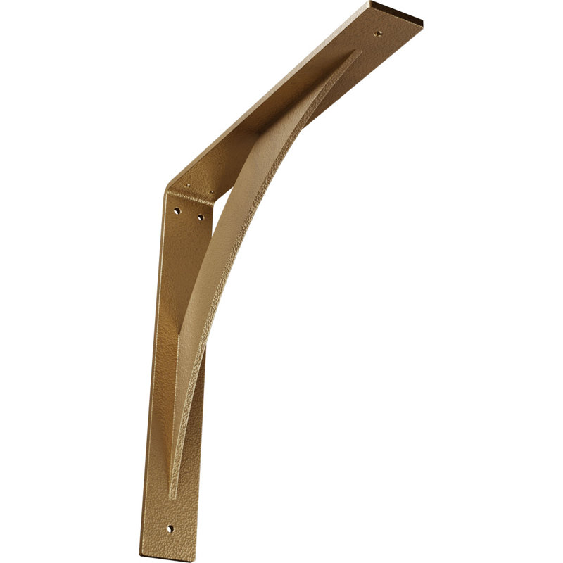 2"W x 14"D x 14"H Legacy Steel Bracket, Hammered Gold, 14" H x 2" W x 14" D, Hammered Gold