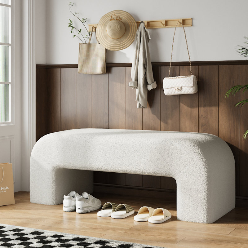Baiardo Teddy Upholstered Bench