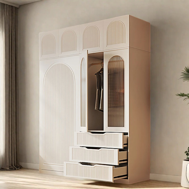 Modern Simple And Luxurious Wardrobe, 101.57" H x 78.74" W x 22.83" D