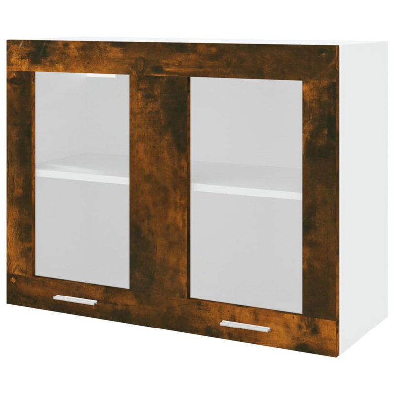 Hanging Glass Cabinet 80X31x60 Cm, Brown