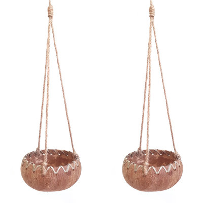 Wood Hanging Planter