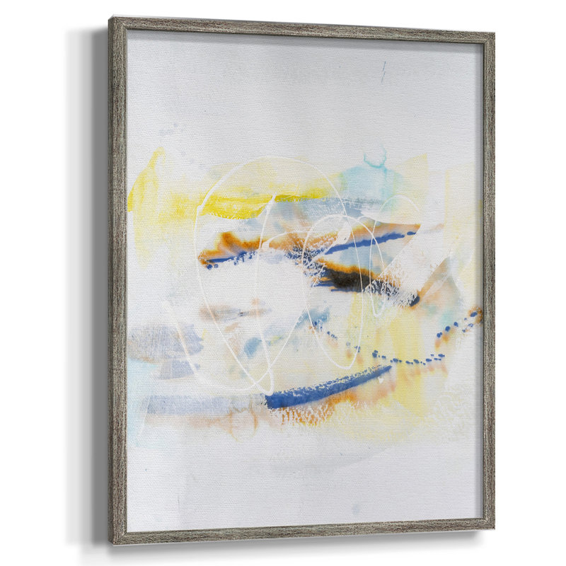 Spacial I Framed Print - Solid Wood, 11" H x 9" W