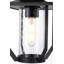 Luminaire suspendu d'extérieur noir Alfonsina 7 pouces