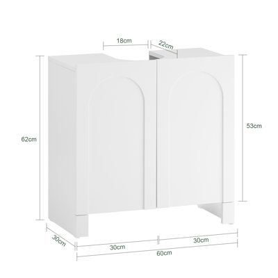 Freestanding Back To Wall Toilet Unit