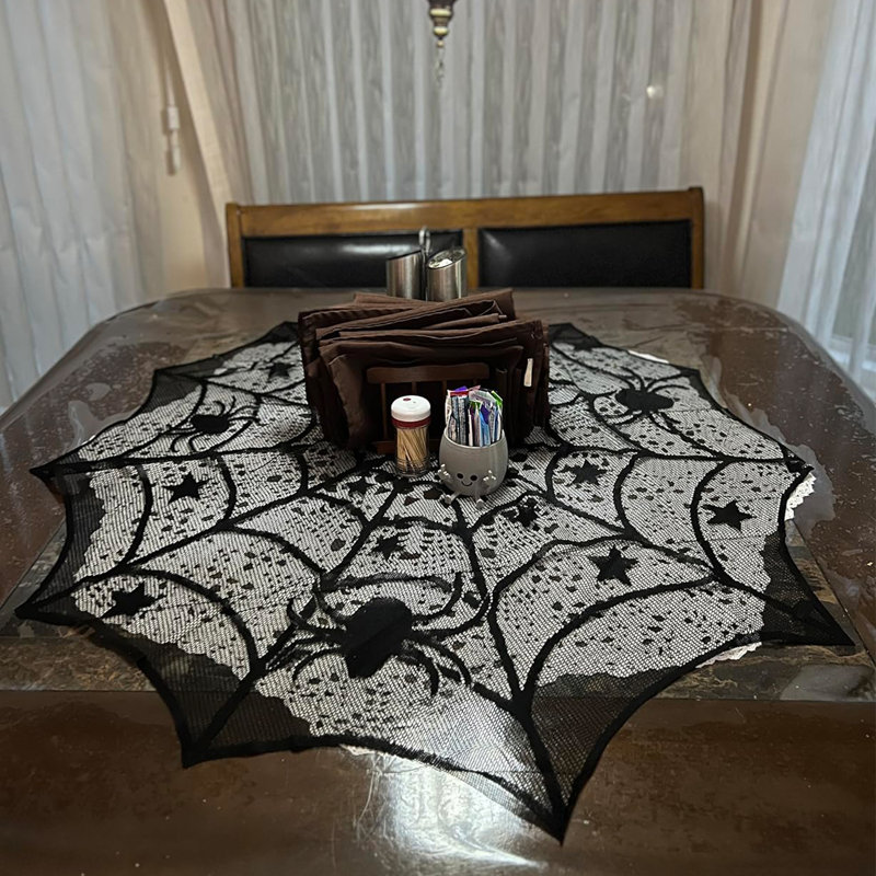 Jasmire Geometric Halloween Polyester Dining Linen Set