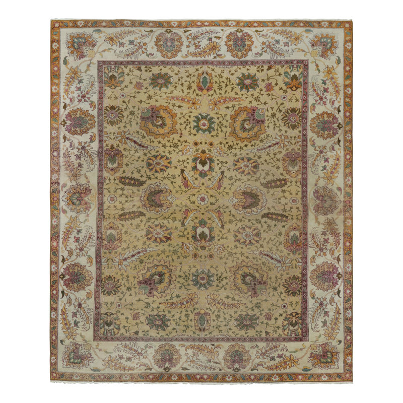 One-of-a-Kind 11’3”x13’6” Hand Knotted Area Rug
