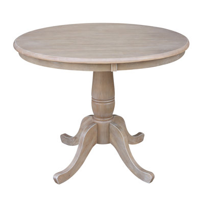 Solid Wood Pedestal Dining Table