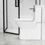 Toilette conforme, 17 po de hauteur, chasse double 1,1 / 1,6, cuve sans rebord, siège à fermeture en douceur, blanc lustré, installation brute de 12 po, entretien rapproché