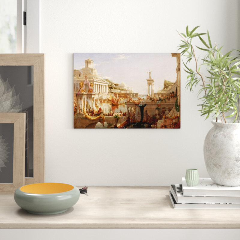 Thomas Cole - No Frame Painting, 42cm H x 59.4cm W