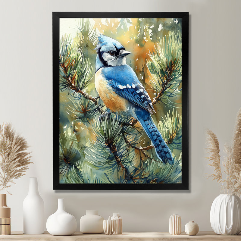 Glynn - Animals Wall Art Prints, Black, 20" H x 12" W, Single Picture Framed Print