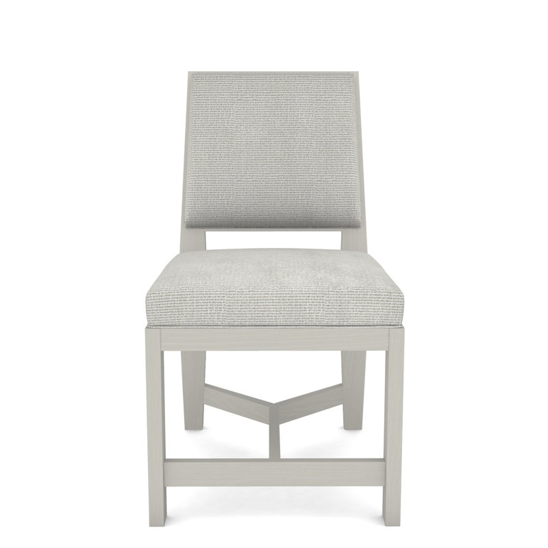 Thom Filicia Home Upholstered Back Side Chair, Wrenn, Callaloo Cotton