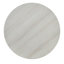 Table basse ovale blanche en bois - 3 pièces pour décor de salon 3 pièces moderne