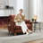 Chenille Upholstered Convertible Chair-87112327