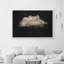 Nuage «Moody Black Modern Minimalist Neutral Artwork» - très grande impression sur toile encadrée-98126580-98126578