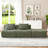 108" Modern Chenille Upholstered 3-seater Modular Sectional Sofa Couch-605298733