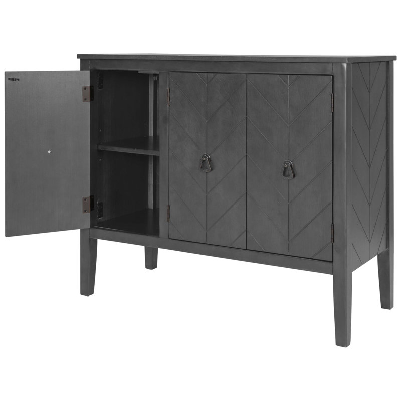 Sideboard Cabinet for Living Room, Gray