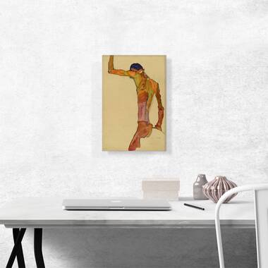 Egon Schiele Female Nude Pulling up Stockings, Back View Leggings by  Alexandra_Arts