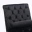 Chaise longue capitonnée à boutons avec coussin pour le bureau de la chambre à coucher-130375873