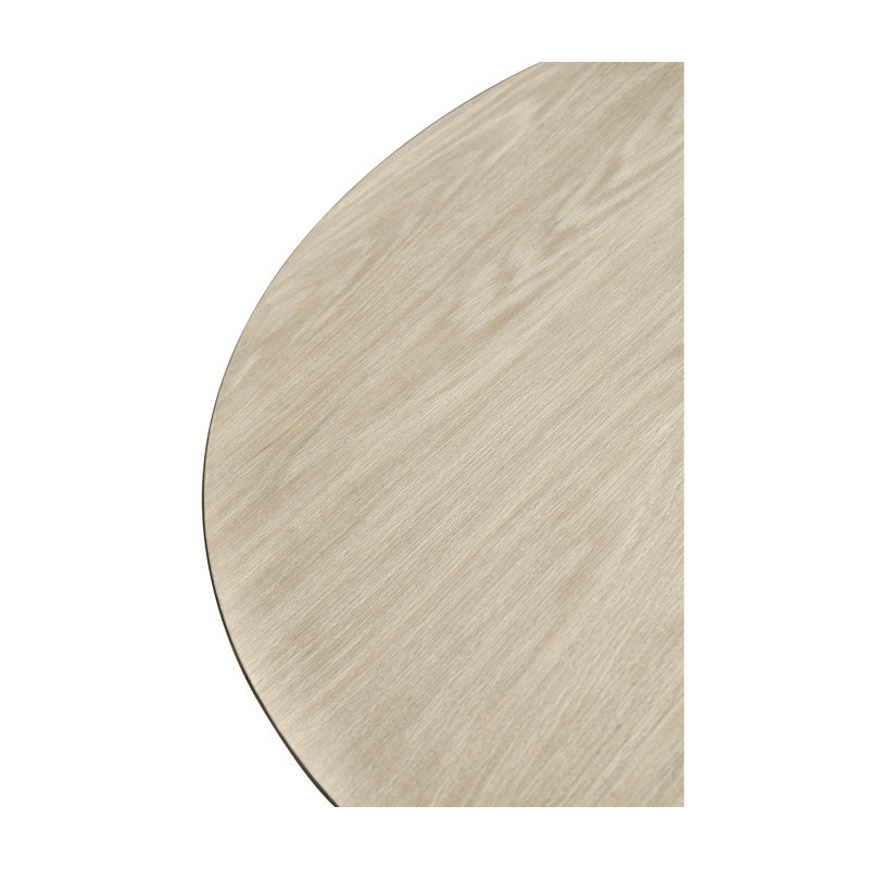Water Round Solid Oak Dining Table