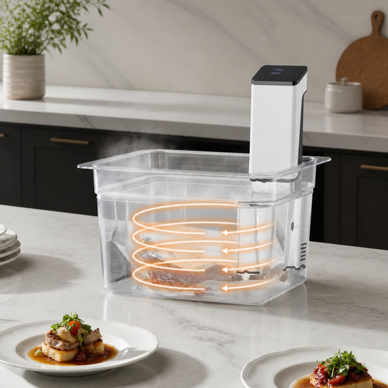 850W Sous Vide Precision Cooker with LED Display and Clamp Design