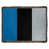 Bleu / noir / argent