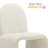 Junia Boucle Upholstered Arch Armless Dining Chair-109758086