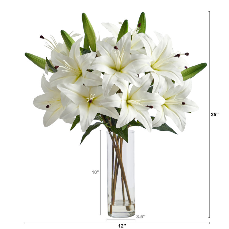 Arrangement floral de cendres dans un vase, Blanc