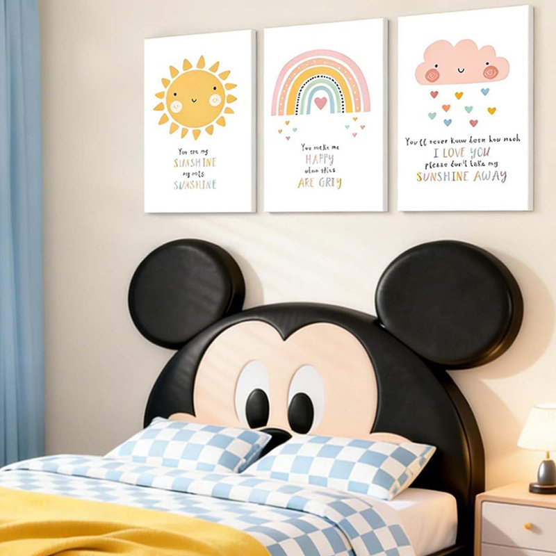 3 Piece Wrapped Canvas Print, 40 cm H x 90 cm W
