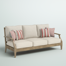 Arikka 81'' Eucalyptus Outdoor Patio Sofa