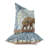 Mystic Elephant Floral Reversible Throw Pillow-994020173