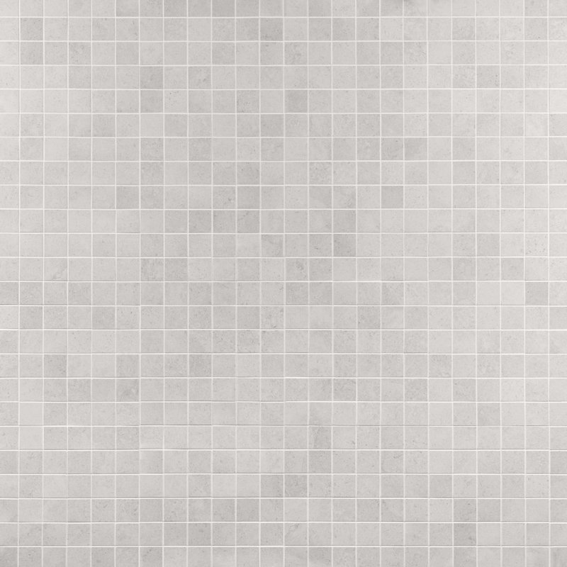 New Rock 2X2 Matte Porcelain Mosaic, Perla White